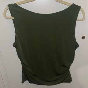 Anthropologie Olive Green Tank Top